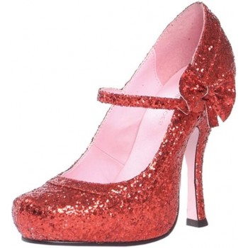 Red Glitter Mary Jane Shoes Size 9 ADULT HIRE